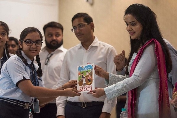 Amruta Fadnavis, wife of Maharashtra Chief Minister Devendra Fadnavis.  (Photo by Pratik Chorge/Hindustan Times via Getty Images)