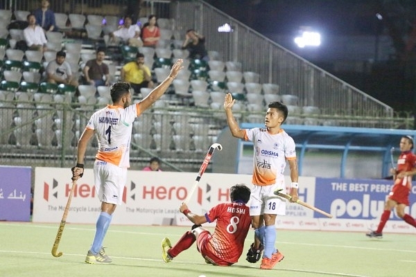 India during match against Japan (@asia_hockey/Twitter)