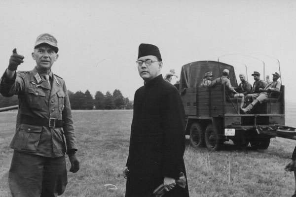 Subhas Chandra Bose in Germany. (Wikimedia Commons)