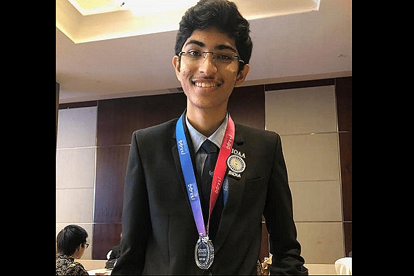  Prathyush P Poduval with his medal