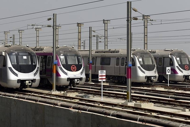 Delhi Metro Depot (pic via Twitter @riyadhmetromap)