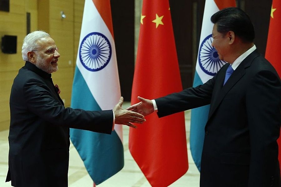 Prime Minister Narendra Modi meets Chinese President Xi Jinping  in Xian, Shaanxi province, China. (Kim Kyung-Hoon - Pool/GettyImages)