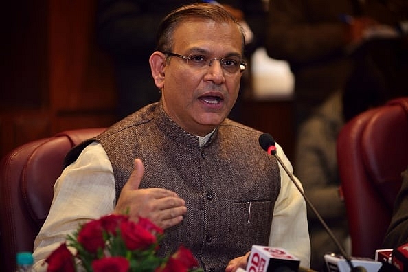 Minister of State of Civil Aviation, Jayant Sinha (Pradeep Gaur/Mint via Getty Images)