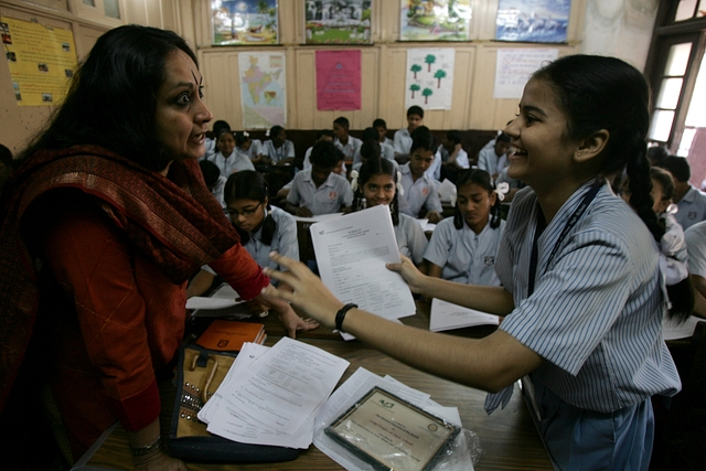 Indians have a strong belief in the country’s education system – rating it 7.11 out of 10&nbsp;  (Photo by Anshuman Poyrekar/Hindustan Times via Getty Images)