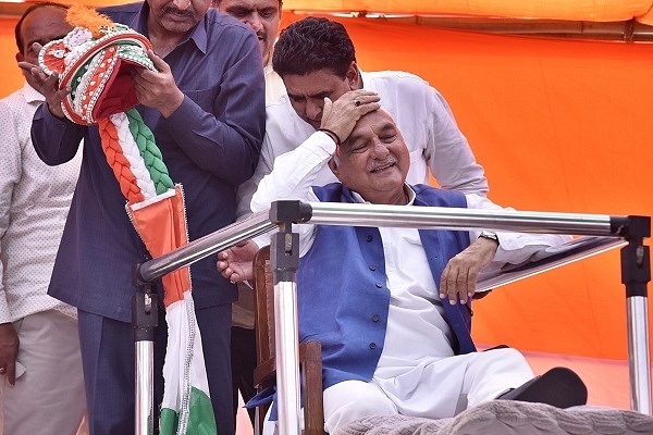 Former Haryana chief minister Bhupinder Singh Hooda. (Sanjeev Verma/Hindustan Times via Getty Images)