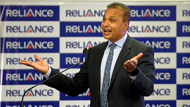 Anil D. Ambani, Chairman of Reliance Anil Dhirubhai Ambani Group(Photo by Satyabrata Tripathy/Hindustan Times via Getty Images)