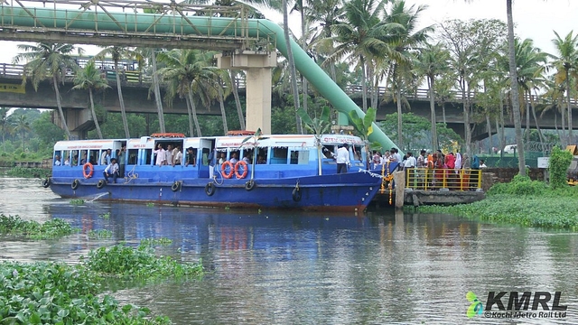 KMRL has been entrusted to built the Water Metro project (Pic: Twitter)