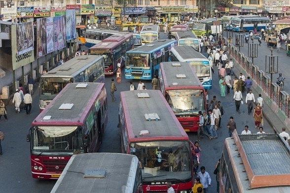 Kempegowda Bus Station (Photo by Frank Bienewald/LightRocket via Getty Images)