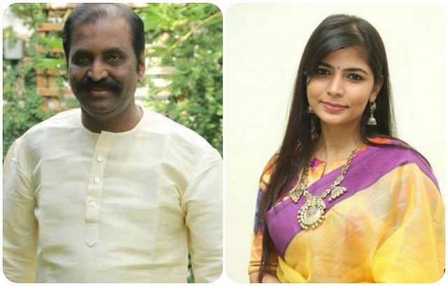 Lyricist Vairamuthu and playback singer Chinmayi Sripaada