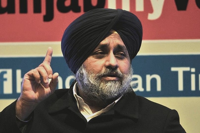 Sukhbir Badal. (Ravi Kumar/Hindustan Times via Getty Images)