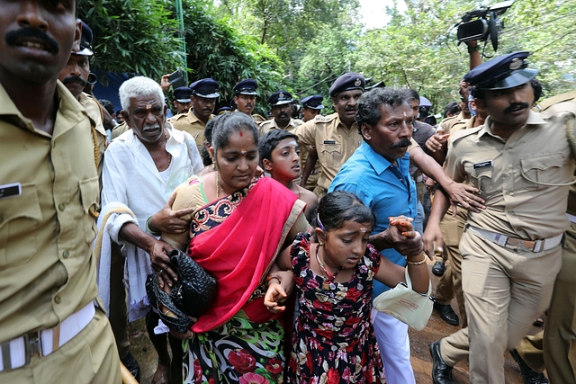 Scenes at Sabarimala (Vivek Nair/Hindustan Times via Getty Images)