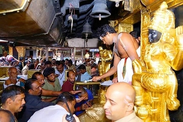 Inside view of Sabarimala Temple (Facebook)