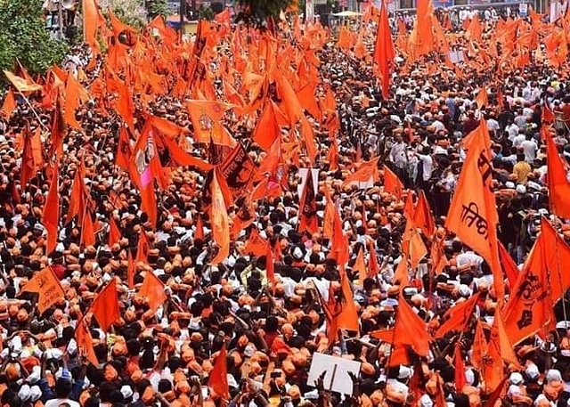 Ayodhya is currently witnessing a massive Hindu revival movement. (Pic@RituRathaur/Twitter)