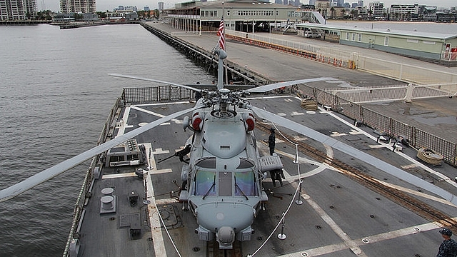 MH-60 R on a US Navy Ship (Photo Courtesy : Lockheed Martin)