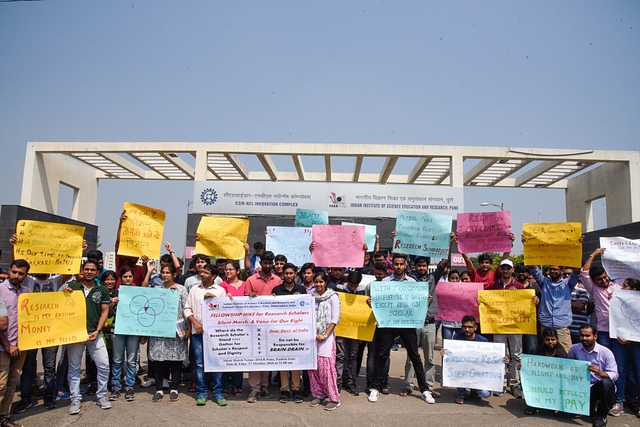 Research scholars of IISER, Pune (Photo by Sanket Wankhade/Hindustan Times via Getty Images)