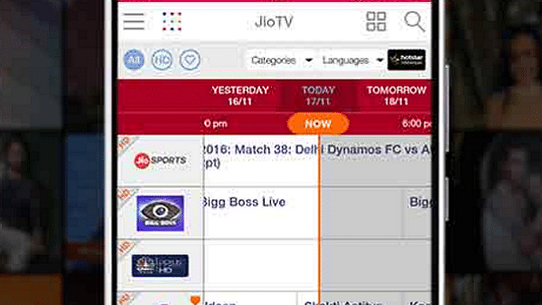 Reliance Jio TV (Source: Official website)