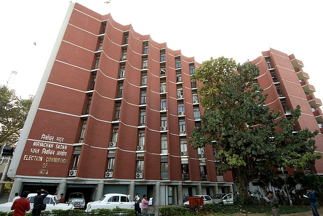 ECI Office. (Harikrishna Katragadda/Mint via Getty Images)