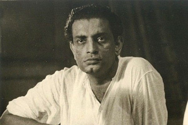 Satyajit Ray with Ravi Sankar music recording for Pather Panchali  in 1955. (Scanned from Sandip Ray’s book <i>Satyajit Ray’s Ravi Shankar: An Unfilmed Visual Script via Wikimedia Commons)</i>&nbsp;