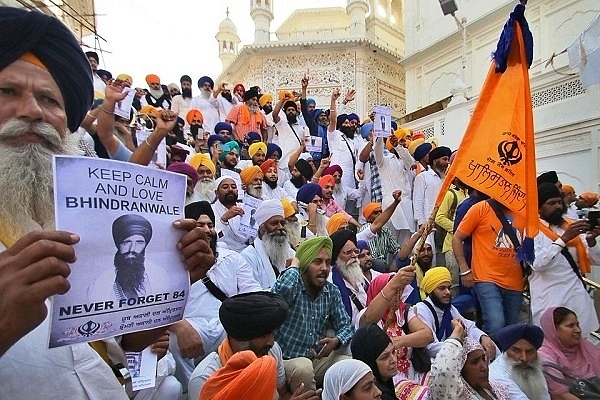 Khalistan sympathisers. (Representative image) (Gurpreet Singh/Hindustan Times via Getty Images)