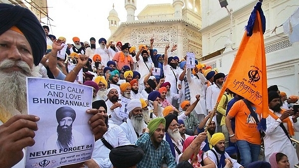 Khalistan sympathisers. (Representative image) (Gurpreet Singh/Hindustan Times via Getty Images)