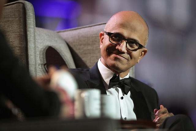 Microsoft CEO, Satya Nadella. (Photo by Scott Olson/Getty Images)