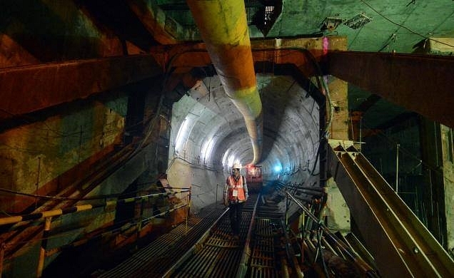 An underground Tunnel of Chennai Metro (@mycitymychennai/Facebook)