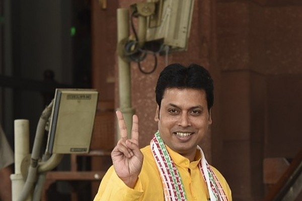 Tripura CM Biplab Deb (Photo by Arvind Yadav/Hindustan Times via Getty Images)