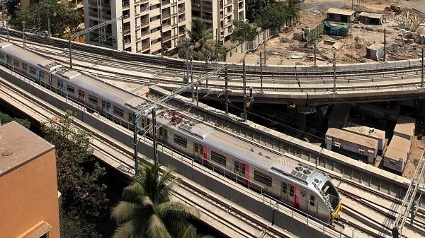 Mumbai Metro Rail. (Mahendra Parikh/Hindustan Times via Getty Images)