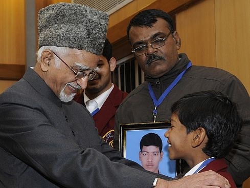 Former Vice President Hamid Ansari (Photo by Sushil Kumar/Hindustan Times via Getty Images)