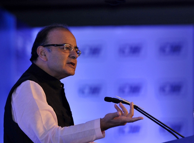 Union Finance Minister Arun Jaitley in New Delhi. (Vipin Kumar/Hindustan Times via GettyImages)&nbsp;