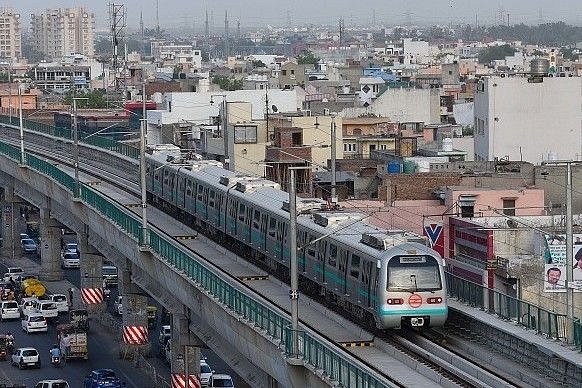 Delhi Metro (Photo by Sanchit Khanna/Hindustan Times via Getty Images)