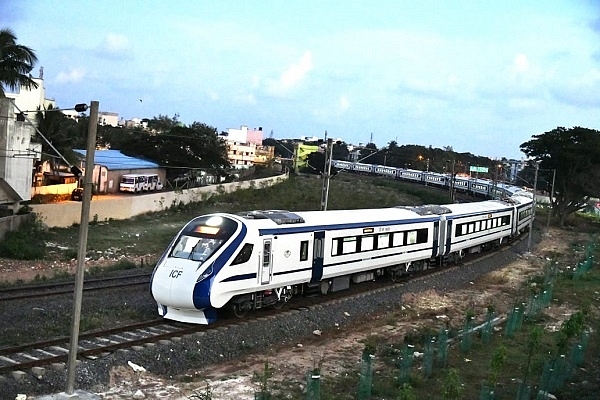 Train 18 during one of its trial runs (