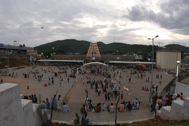 Devotees who have offered their hairs to Lord Venkateswara Temple area at Tirumala, Tirupati, Andhra Pradesh. (Hk Rajashekar/The India Today Group/Getty Images)