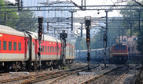 Representative image of trains of Indian Railways.