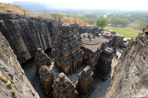 Rock Cut temple at Ellora