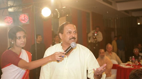 Subrata Mukherjee at an event in Kolkata. (Suvashis Mullick/The India Today Group/Getty Images)