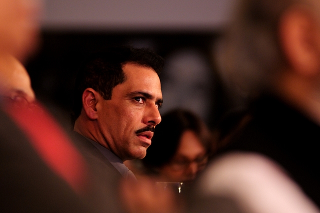 Robert Vadra, Indian businessman and son in-law of former Congress president Sonia Gandhi. (Photo by Pradeep Gaur/Mint via Getty Images)&nbsp;