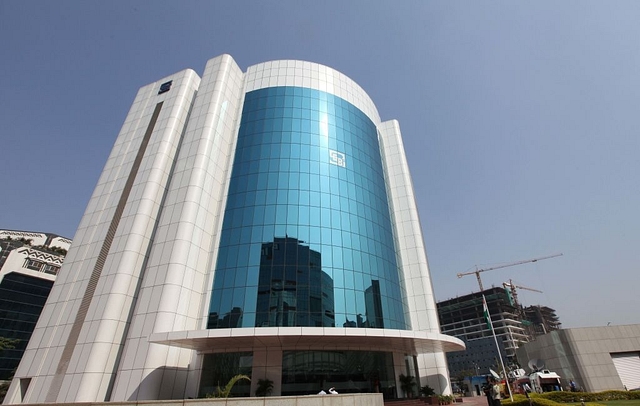 SEBI building at Bandra Kurla Complex in Mumbai. (Kunal Patil/Hindustan Times via Getty Images)