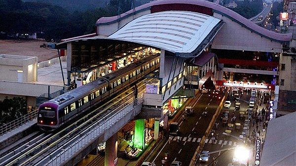 The BMRCL also is considering the KR Puram-Hebbal line to avoid the extensive underground tunnelling work required and to take up airport work quickly. (image via @NammaMetro/Facebook)