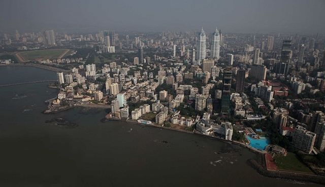 A bird’s eye view of Mumbai. (Photo by Mahendra Parikha/Hindustan Times via Getty Images)