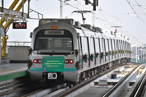 Uber has announced its second phase of partnership alongside the Delhi Metro Rail Corporation (DMRC).(Photo by Sanchit Khanna/Hindustan Times via Getty Images)