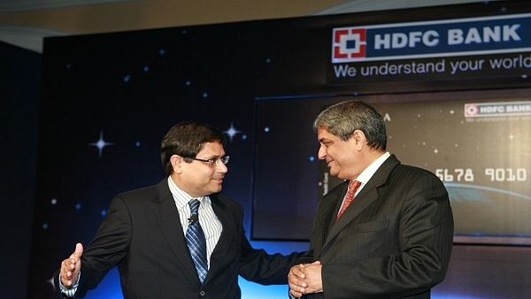 Aditya Puri (RIght), Managing Director, HDFC Bank. (Bhaskar Paul/India Today Group/Getty Images)