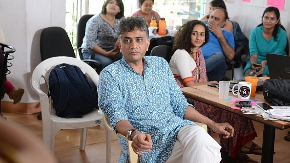 Amnesty International Head Aakar Patel at the NGO’s Bengaluru office. (Photo by Hemant Mishra/Mint via Getty Images)