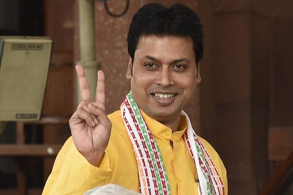 Tripura Chief Minister Biplab Kumar Deb. (Arvind Yadav/Hindustan Times via Getty Images)