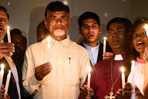 Naidu Celebrating Christmas (@TDPCHANDRABABU/Facebook)