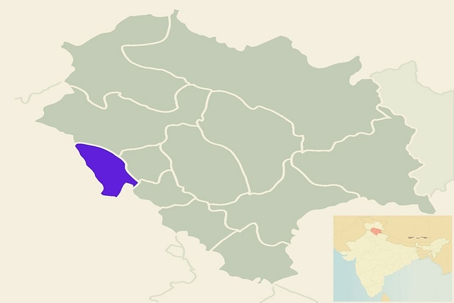 Una District in Himachal Where The Mawa Kohlan Village Is Located (By Abhijitsathe Via Wikimedia Commons)