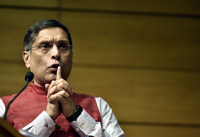 Former Chief Economic Advisor (CEA), Arvind Subramanian. (Arun Sharma/Hindustan Times via Getty Images)