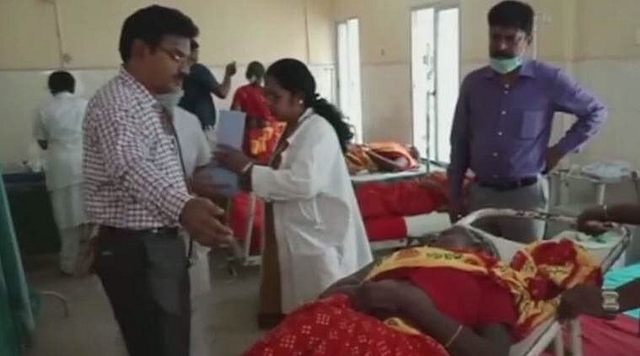 Food poisoning incident at a temple in Hanur of Karnataka’s Chamarajanagar district has taken many lives. Image courtesy of twitter.com/drharshvardhan.