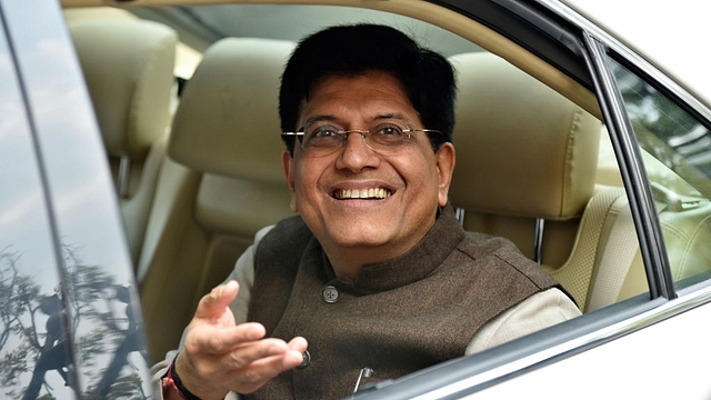 ‘Interim’ Finance Minister Piyush Goyal. (Sanjeev Verma/Hindustan Times via Getty Images)