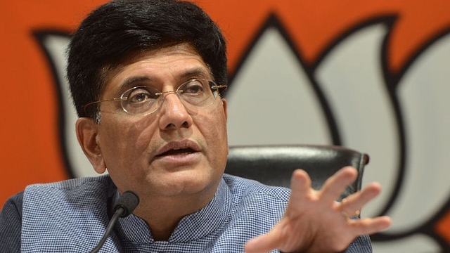 Piyush Goyal, Union Railways Minister. (K Asif/India Today Group/Getty Images)